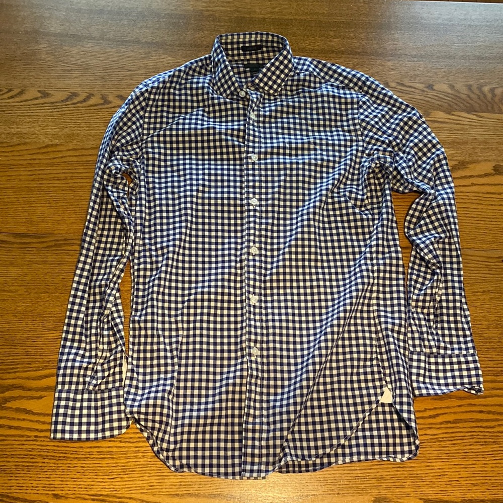 J. Crew Ludlow gingham shirt